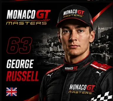 George Russell au Monaco GT Masters