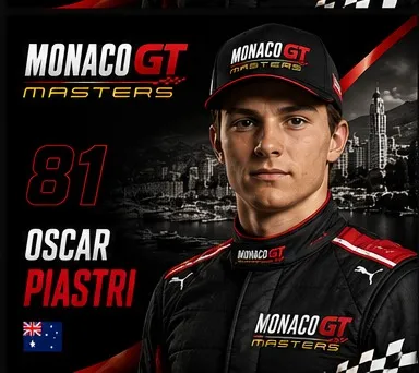 Oscar Piastri au Monaco GT Masters